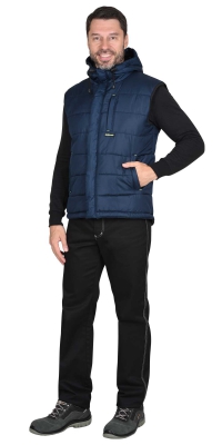 Жилет мужской  " Стрелец" тёмно-синий